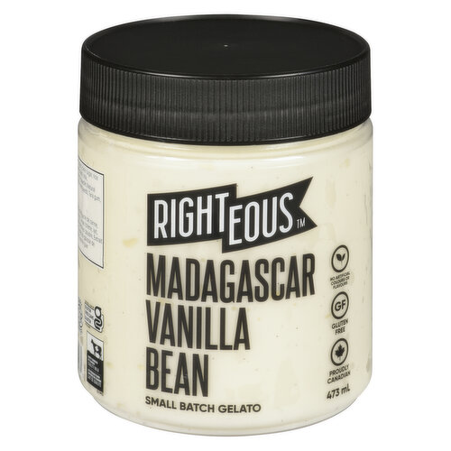 RIGHTEOUS - Madagascar Vanilla Bean Gelato