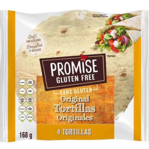 Promise Gluten Free - Original Tortilla Wrap, 4 Pack