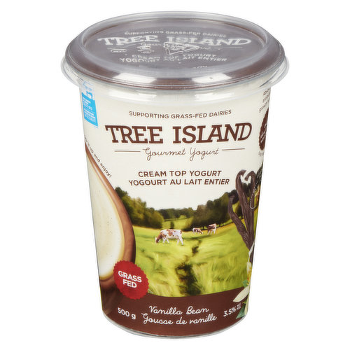 Tree Island - Cream Top Yogurt Vanilla 6.5% M.F.