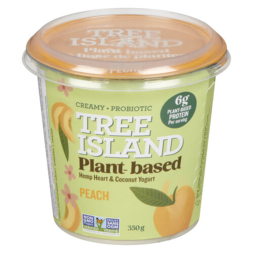 Tree Island - Yogurt Peach Dairy Free Hemp Heart & Coconut