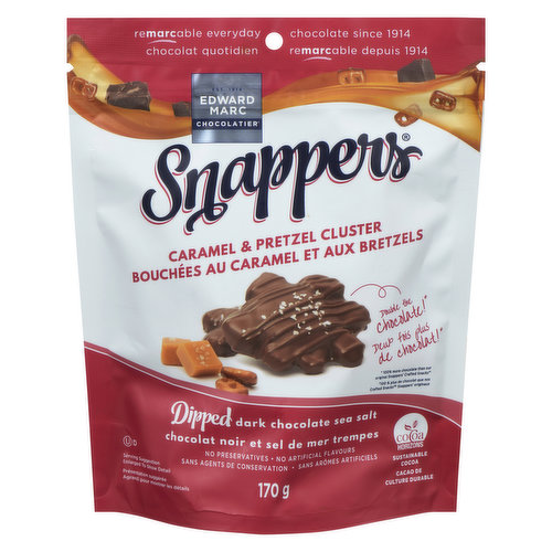 Snappers - Dipped Dark Chocolate Sea Salt