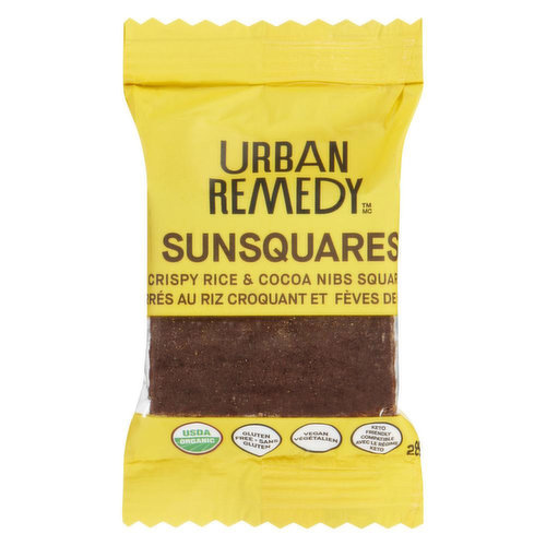 Urban Remedy - Square Crispy Rice & Cacao Nibs