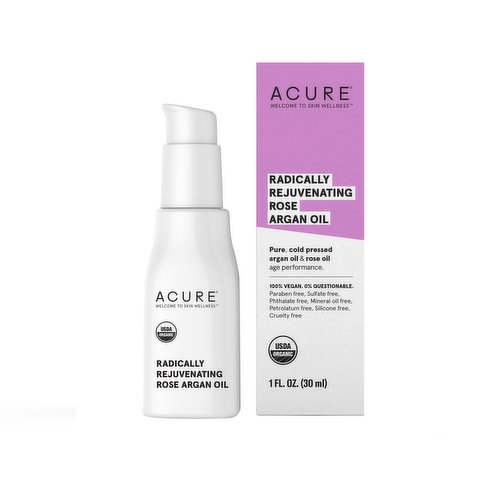 Acure - Acure Rejuvenating Rose Argan Oil