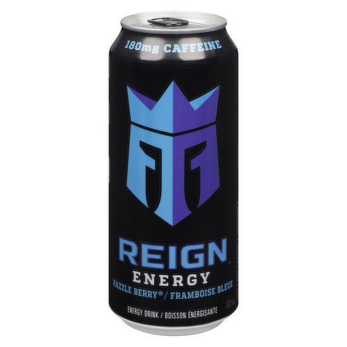 Reign - Energy Beverage, Razzle Berry