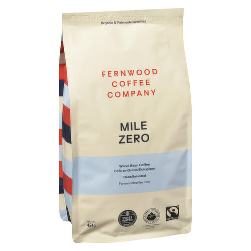Fernwood Coffee Co. - Whole Bean Coffee, Mile Zero Decaf
