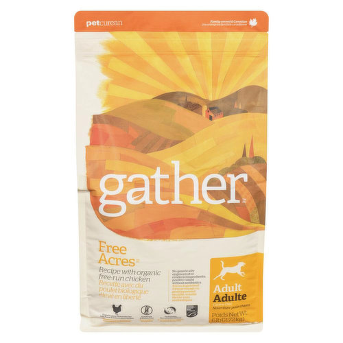 Gather - Adult Dog Food Chicken Recipe Organic