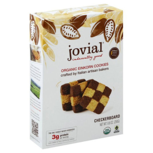 Jovial - Einkorn Checkerboard Cookies Organic