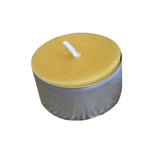 <em>Dietary Terms:</em><br>Product of Canada<br>Our trendy t-lites (tealights) are handmade from 100% pure, unrefined natural solid Canadian beeswax and cotton wicks, all non-toxic, environmentally-friendly ingredients. These ingredients have no lead, z