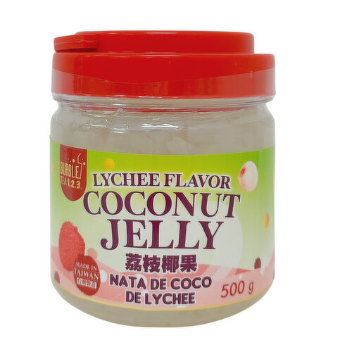 Bubble Tea 123 - Lychee Coconut Jelly