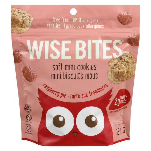 Wise Bites - Soft Mini Cookies - Raspberry Pie