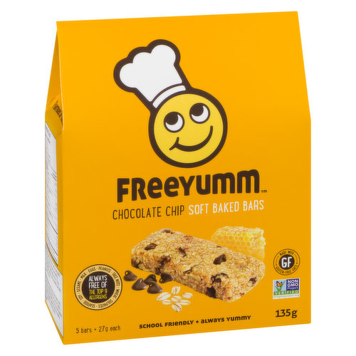 FreeYumm - Soft Baked Bars Chocolate Chip