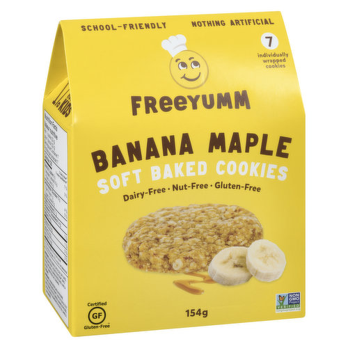 FreeYumm - Banana Maple Soft Baked Cookies