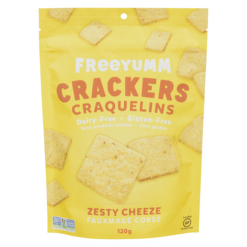 Freeyumm - Zesty Cheese Crackers