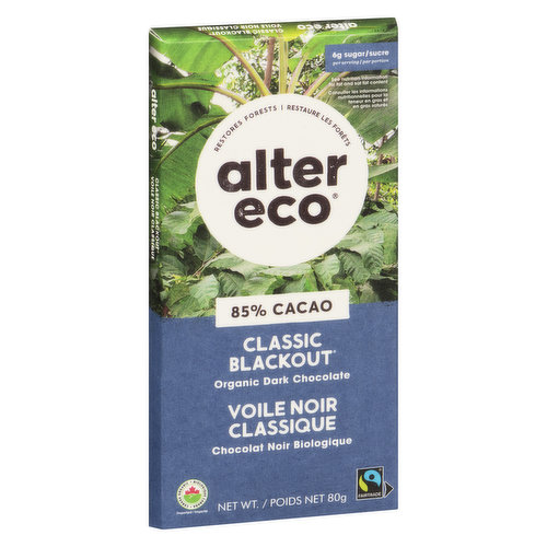 Alter Eco - Deep Dark Blackout Snack Bar