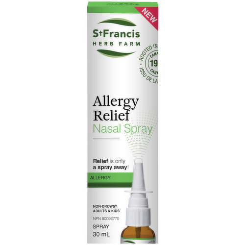 St. Francis Herb Farm - Allergy Relief Nasal Spray Non Drowsy