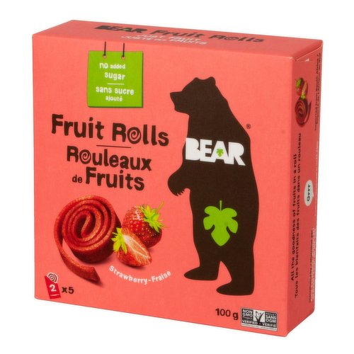 BEAR - Strawberry Fruit Rolls