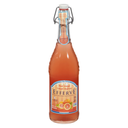 This blood orange energy beverage from France is a refreshing, sparkling (carbonated water) with natural flavors: blood orange, acai, guaran and yerba mate.