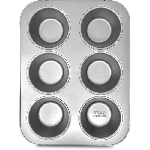 Chicago Metallic Nonstick 6 Cup Giant Muffin Pan — KitchenKapers