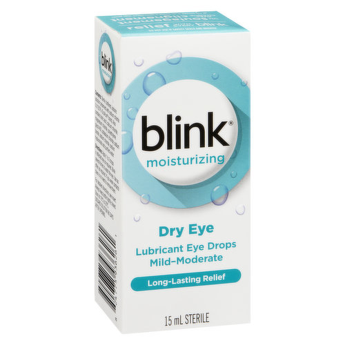 Blink - Lubricant Moisturizing Eye Drops
