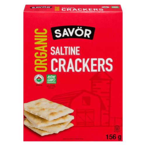Savor - Crackers Saltine Organic