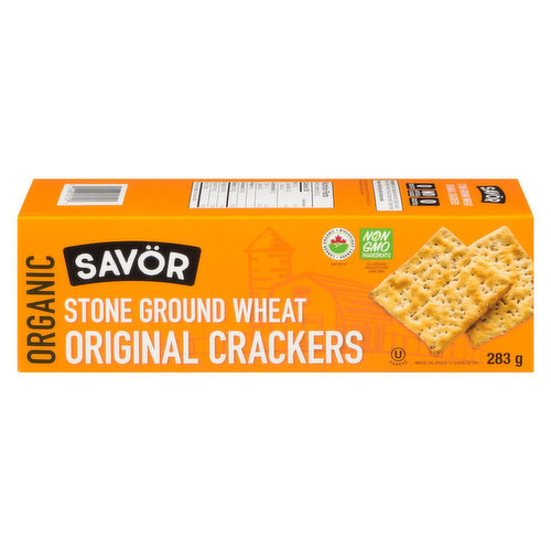 Savor - Crackers Stoned Wheat Organic