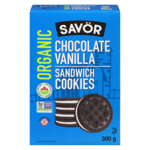 Savor - Savor Org Chocolate Vanilla Crm Cookie