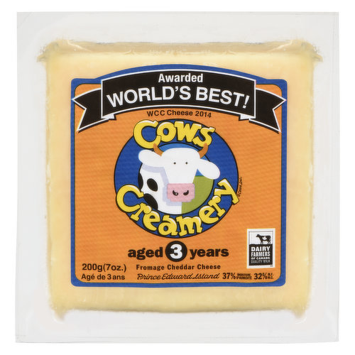 Cows Creamery - 3 Year Old Cheddar Cheese