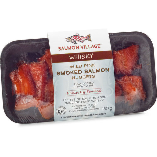 Salmon Village - Whisky Wild Pink Smoked Salmon Nuggets