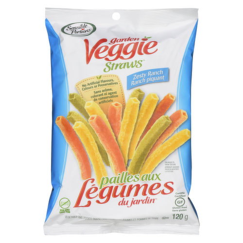 Sensible Portions - Garden Veggie Straws Zesty Ranch