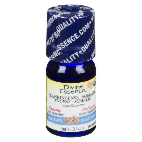 Divine Essence - Divine Ess Oil Org Frankincense Somll