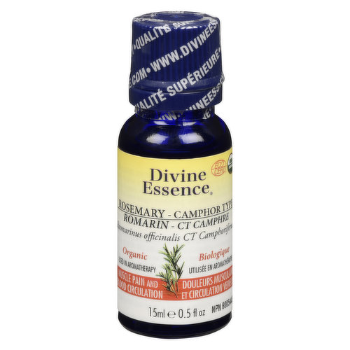 Divine Essence - Divine Ess Oil Org Camphor Rosemary