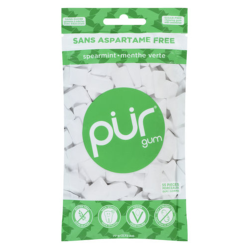 PUR - Spearmint Gum - Save-On-Foods