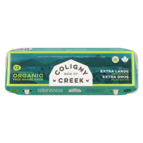 Coligny Creek - X-Large Eggs Organic