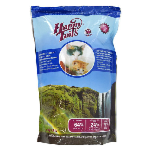 Happy Tails - Cat Food Dry Chicken