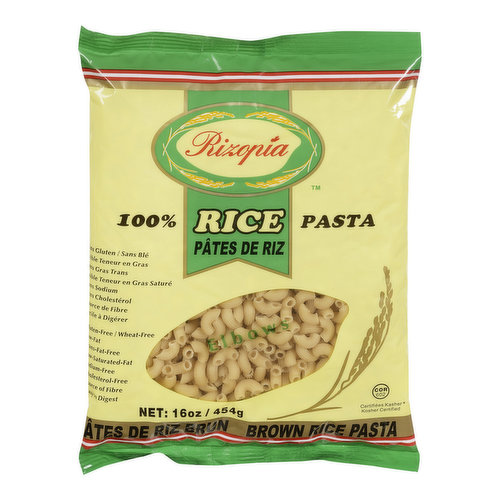 Rizopia - Brown Rice Elbow Pasta