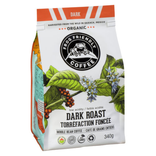 Frog Friendly - Dark Roast Whole Bean Organic