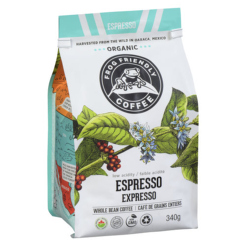 Frog Friendly - Espresso Whole Bean Coffee Organic