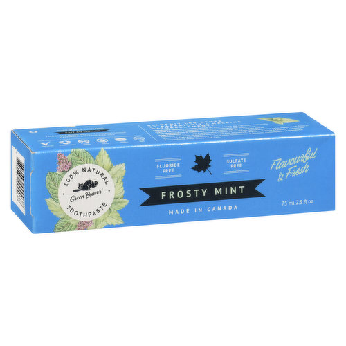 green beaver frosty mint toothpaste