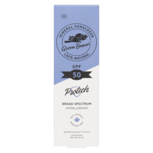 Green Beaver - Sunscreen Adult SPF 50 Protech