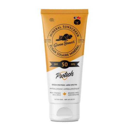 Green Beaver - Sunscreen Kids SPF 50 Protech