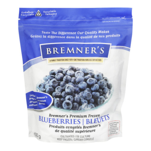 Bremners - Bremners Frozen Blueberries