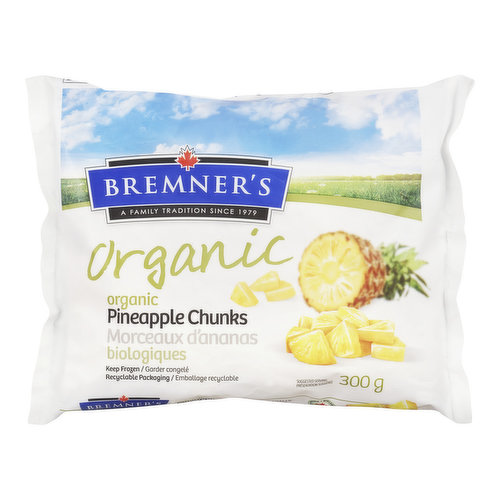 Bremners - Pineapple Chunks Organic