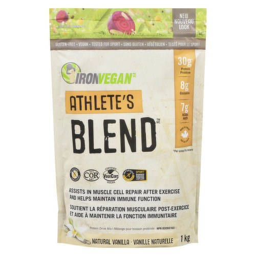 Iron Vegan - Iron Vegan Athletes Blend Vanilla