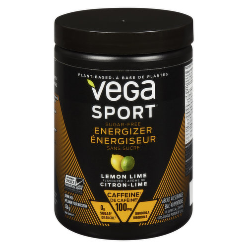 Vega - Sport Pre-Workout Energizer Sugar Free Lemon Lime