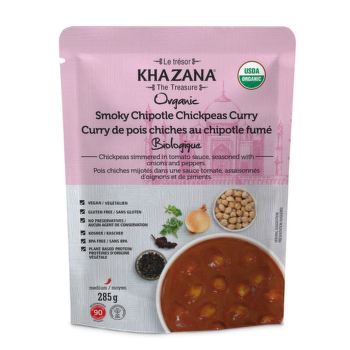 Khazana - Curry Chipotle Chickpea Organic