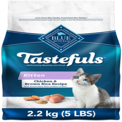 Blue Buffalo - Dry Healthy Kitten Food, Chicken & Brown Rice