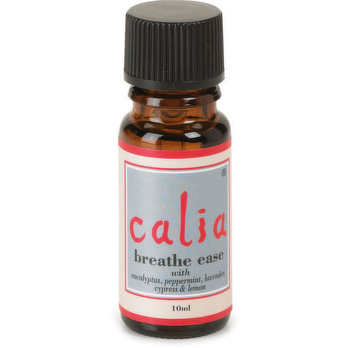 A combination of five different essential oils (peppermint, eucalyptus, lavender, cypress, lemon, lavender) for relieving congestion. as well as to aid in the healing of respiratory damage.