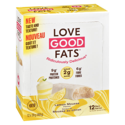 Love Good Fats - Snack Bar Lemon Mousse