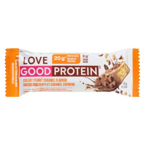 LOVE GOOD - Creamy Peanut Caramel Flavour Protein Bar