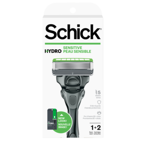 Schick - Hydro5 Sense Sensitive Razor With Refills